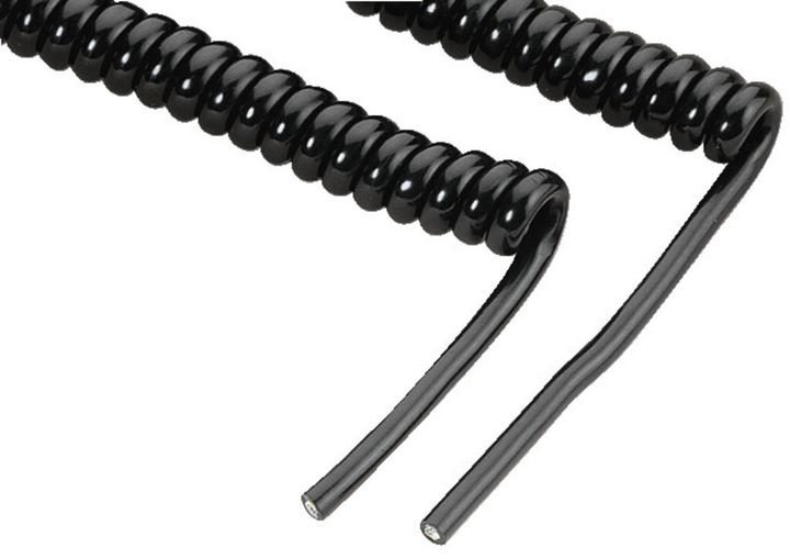 Image du produit Monacor Câble spiralé Micro PTT (0.90 m, Câble sans fiche)
