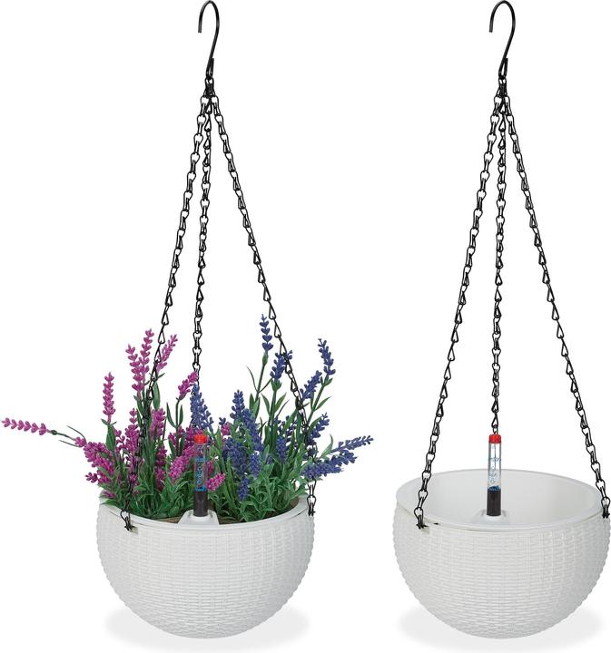 Actual product image Relaxdays 2x pots de fleurs (18.50 cm)