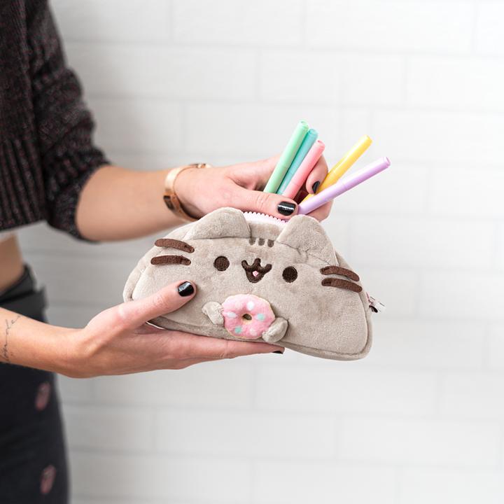 Actual product image Pusheen pencil case - Foodie collection, plush pencil case, cosmetic, sachet