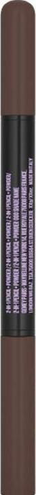 Actual product image Maybelline New York Brow Satin Duo 04 Dark Brown (4 Dark Brown)