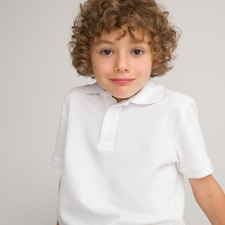 La Redoute Collections Poloshirt mit kurzen Ärmeln