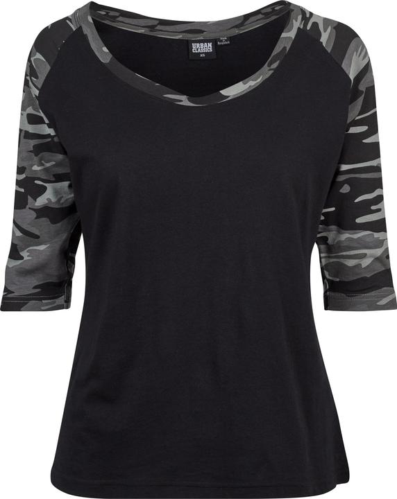 Immagine prodotto Urban Classics Tee Raglan 3/4 da donna a contrasto (5XL)