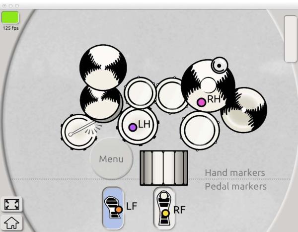 Produktbild Aerodrums Air-Drumming E-Drum mit Sticks 5BB Black (E-Drum)