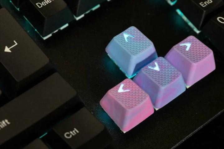 Actual product image Tai-Hao 23-Key Rubber Camo Keycap Set