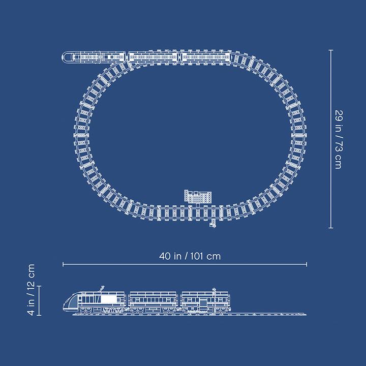 Actual product image LEGO Passenger train (60197, LEGO City, LEGO Powered UP)