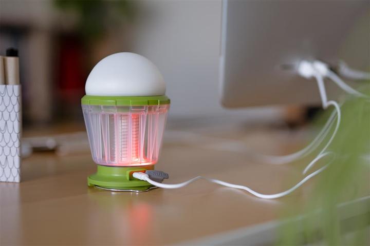 Image du produit Dörr Lampe de camping solaire anti-moustique - Vert fluo