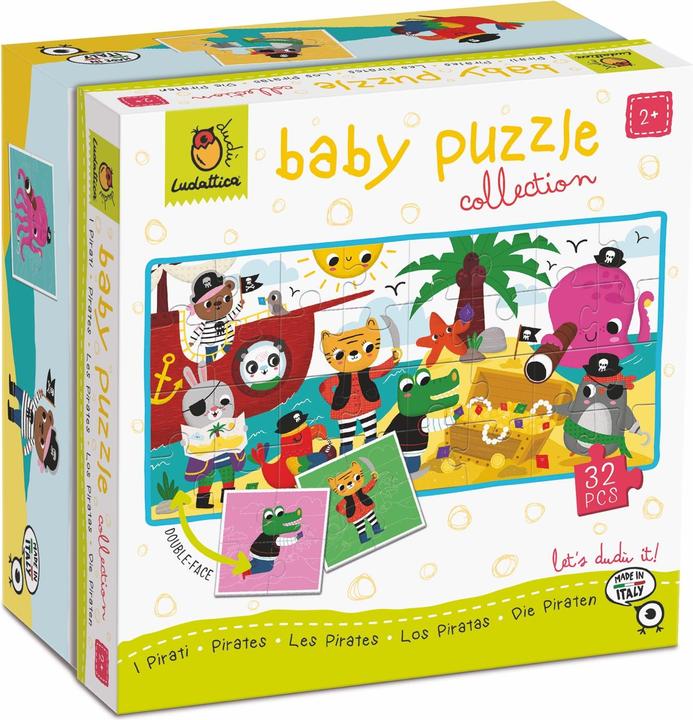 Produktbild Ludattica 32 Piece Puzzle - Dudù: Pirates (4 Teile)