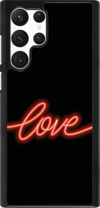 Produktbild PhoneLook Hülle Valentine 2023 neon love (Samsung Galaxy S22 Ultra)
