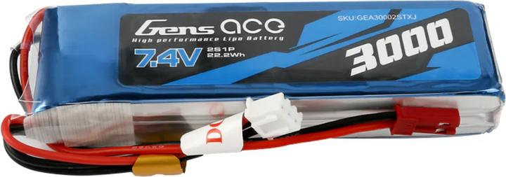 Produktbild Gens Ace 3000mAh 7.4V 1C 2S1P LiPo Battery (7.40 V, 3000 mAh)