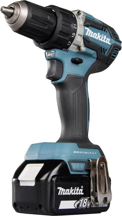 Produktbild Makita DDF484RTJ Akku-Bohrschrauber, 18 V, 2x 5,0 Ah Li-Ion, 54 (Akkubetrieb)