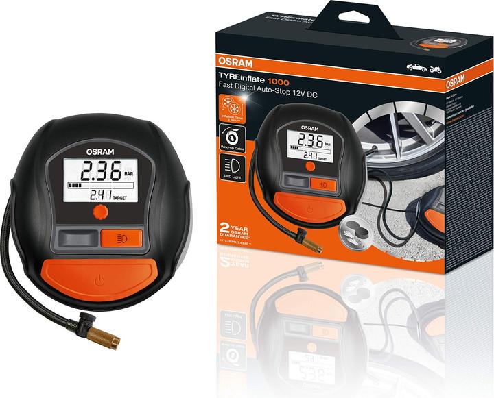 Actual product image Osram TYREinflate 1000 OTI1000 (5.50 bar, 0 l)