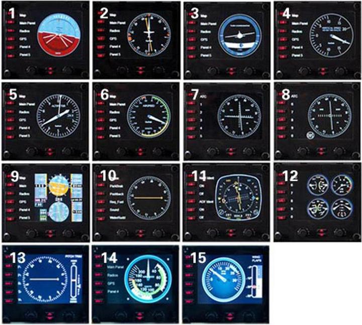 Actual product image Logitech G Saitek Pro Flight Instrument Panel (PC)