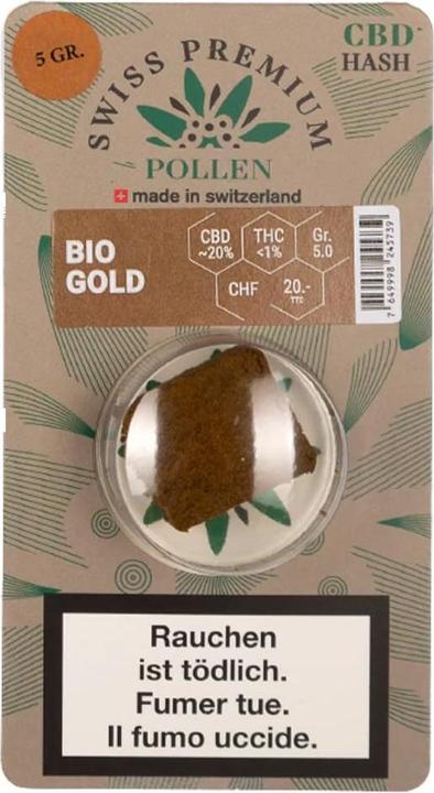 Genuine Swiss CBD Hasch Bio Brown (5 g, Outdoor)