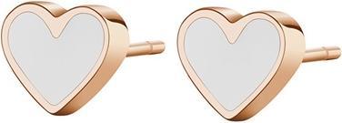 Produktbild Sagapo S'AgapÃµ - Pink gold-plated heart earrings SCK83