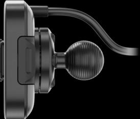 Actual product image Peak Design 20mm Motorcycle Locking & Charging Ball Adapter - Black