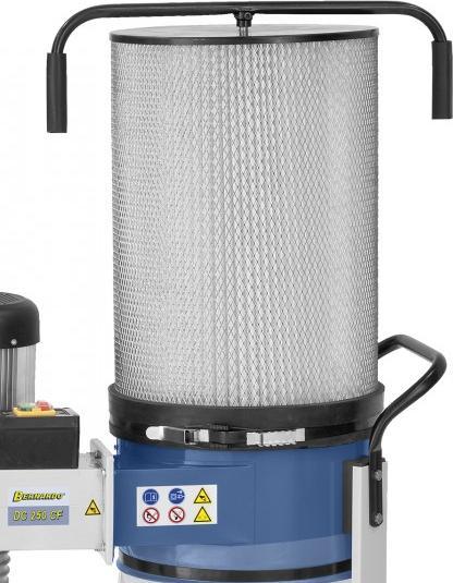 Produktbild Bernardo Cantina Bernardo - Absauganlage mit Feinstaubfilterpatrone DC250 CF / 230 V (Absauganlage)