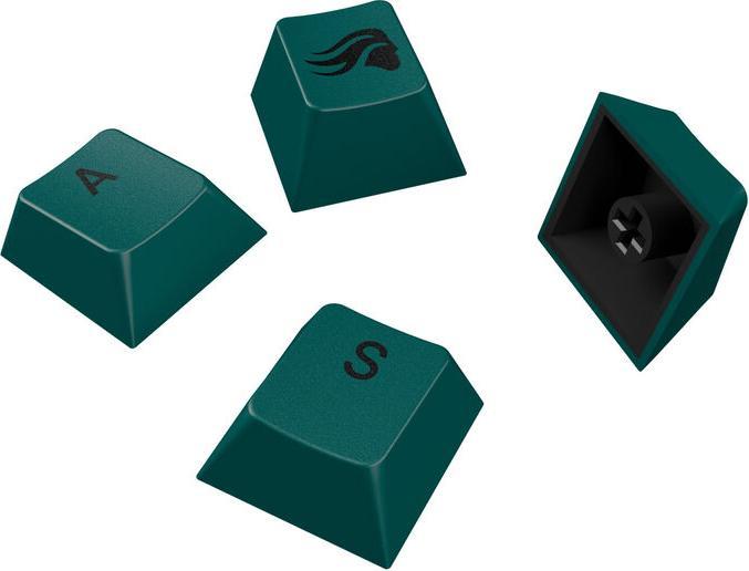 Actual product image Glorious GPBT Basics Keycaps, ANSI Layout (US), PBT, Dye-Sub - Totem Green