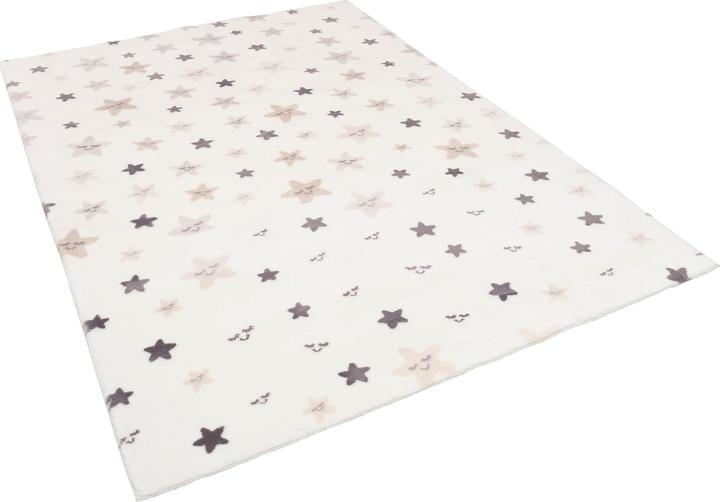 Image du produit Pergamon Super Soft Fellteppich Pearl Kids Sterne (80 x 150 cm)