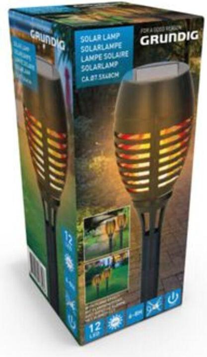 Produktbild Grundig Solarlampe LED-Flammeneffekt
