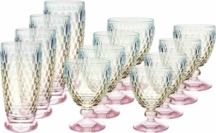 Villeroy & Boch Boston Pearl Longdrink- und Weinglas-Set (12 x)