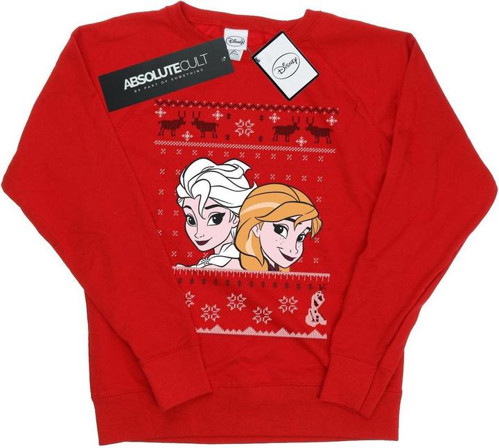 Disney Frozen Christmas Anna And Elsa Sweatshirt