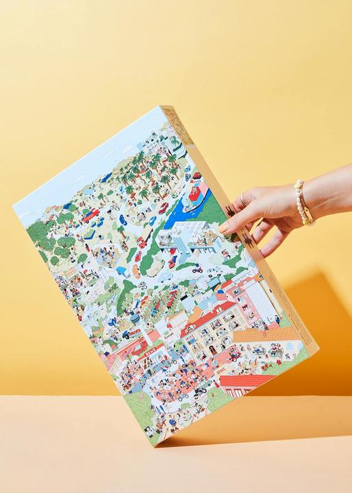 Actual product image KoRo Puzzle "The colourful world" 1000 pieces (1000 pieces)