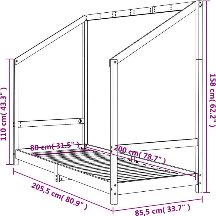 Produktbild VidaXL Sonyushka (80 x 200 cm)
