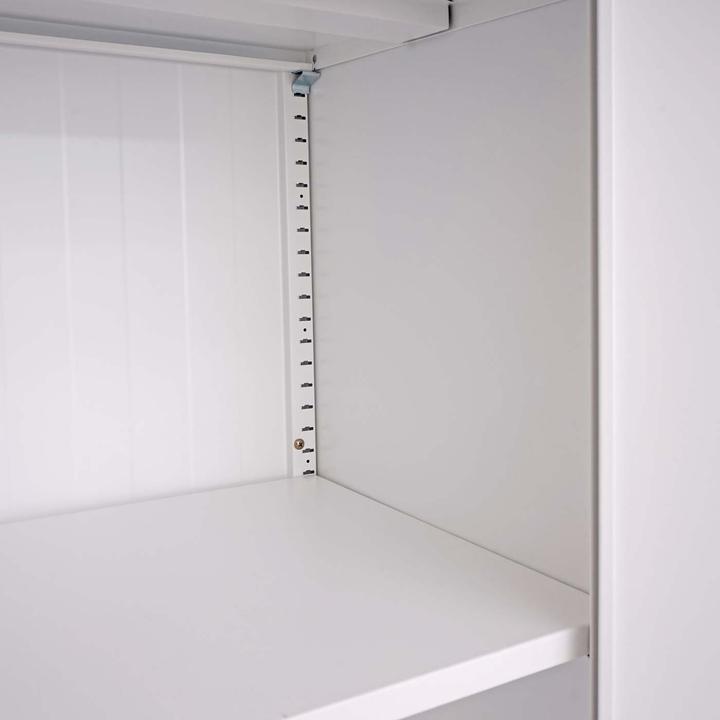 Image du produit Mendler Armoire à dossiers, armoire de bureau en acier, 2 portes 185x90cm blanc (185 x 90 x 40 cm)