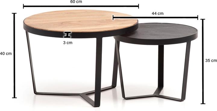 Actual product image Wohnling Ethan (60 x 60 x 40 cm)