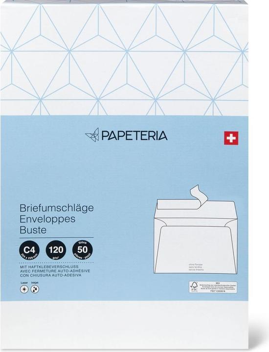 Immagine prodotto Papeteria C4 Buste (C4, 50 x)