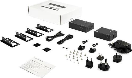Actual product image StarTech HDMI Over CAT6 Extender - Power Over Cable - 4K 60Hz up to 70 m - 1080p up to 100 m (CAT extender)