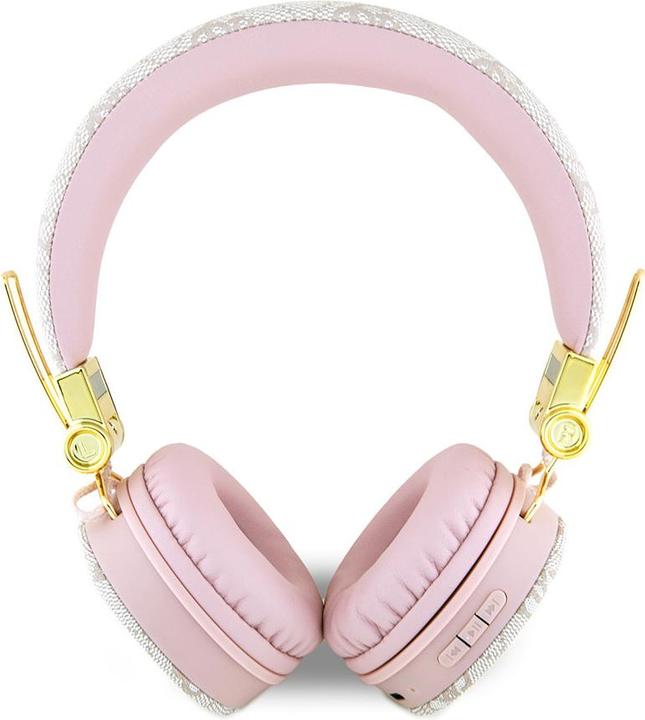 Image du produit Guess Wireless Leather Headphone with Metal Logo (ANC, 0.00 h, Sans fil)