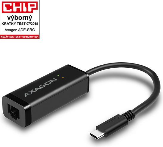 Immagine prodotto Axagon ADE-SRC Adattatore Gigabit Ethernet 10/100/1000 - USB 3.1 Tipo C (USB-C, RJ45 (1x))