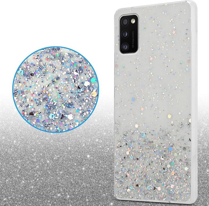 Image du produit Cadorabo Couverture TPU paillettes scintillantes (Samsung Galaxy A41)