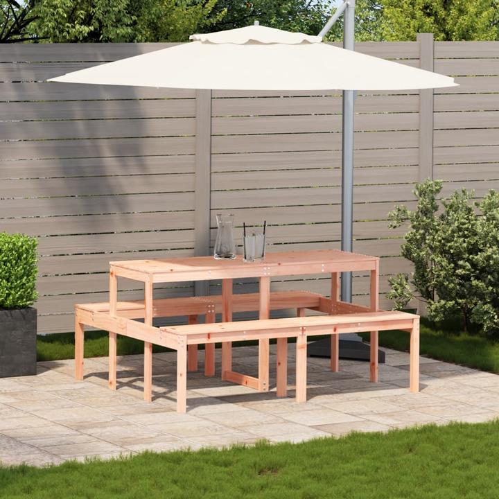 Actual product image VidaXL Picnic table Douglas fir (134 cm)