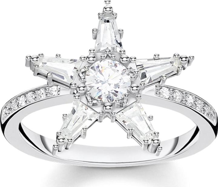 Produktbild Thomas Sabo Ring Stern gross (52, 925 Silber)