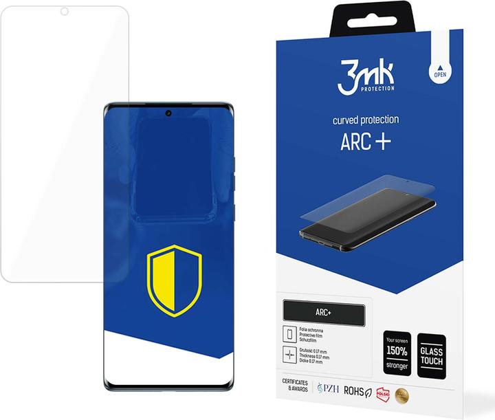 Actual product image 3MK Folia ARC+ Motorola Edge 50 Fusion Fullscreen Folia (1 Piece, Motorola Edge 50)