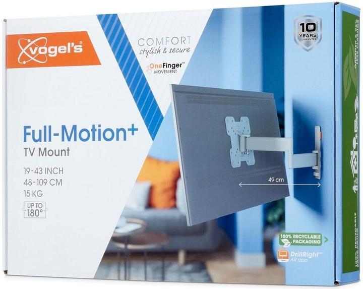 Image du produit Vogels TVM 3245 (Mur, 43", 15 kg)