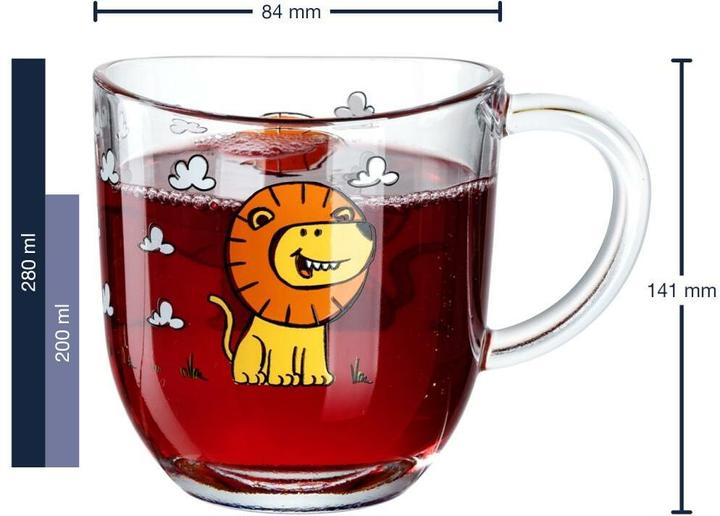 Actual product image Leonardo Cup lion 6 pieces
