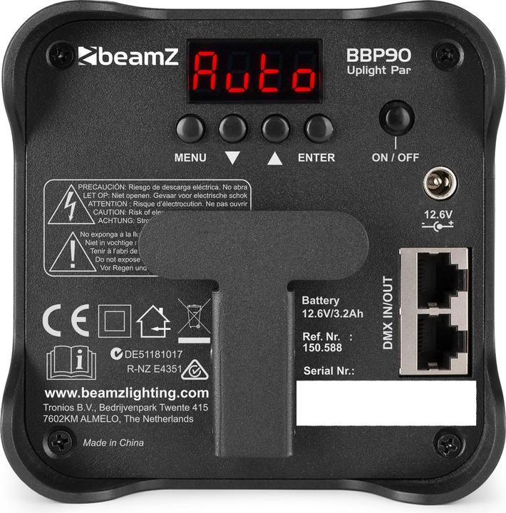 Immagine prodotto BeamZ BBP90 Uplight Par (4 W, LED)