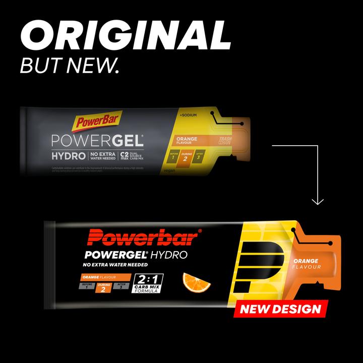 Actual product image Powerbar PowerGel Hydro (Orange, 24 pcs., 1850 g)