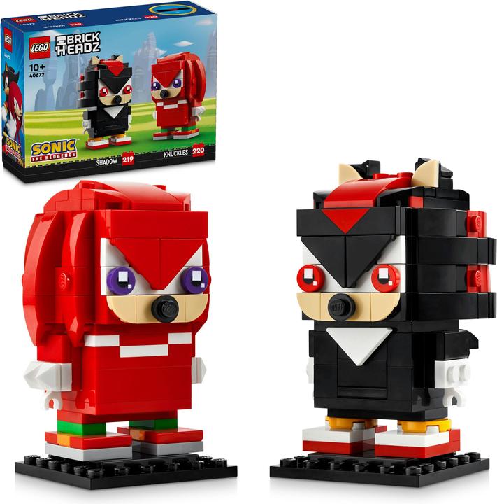 Immagine prodotto LEGO BrickHeadz Sonic the Hedgehog Knuckles e Shadow (40672, LEGO Brickheadz)