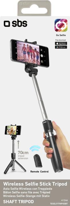 Actual product image SBS Wireless selfie stick with tripod