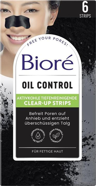 Produktbild Bioré tiefenreinigende Clear-Up Strips mit Aktivkohle (268.13 ml)