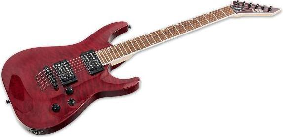 Produktbild ESP LTD MH-200QM NT STBC E-Gitarre mit Kabel (E-Gitarre, Jatoba, Mahagoni Ahorn-Hals)