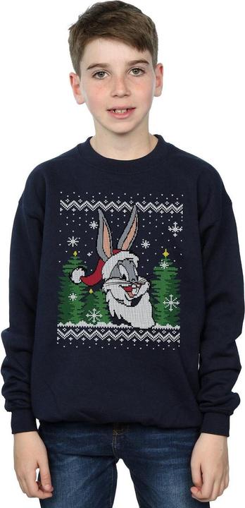 Immagine prodotto Looney Tunes Bugs Bunny Christmas Fair Isle Felpa Ragazzi (152, 158)