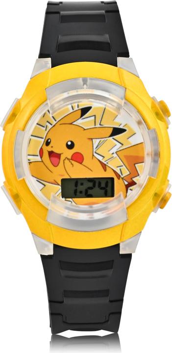 Actual product image Accutime Pokémon wristwatch set with accessories, children's LCD watch with digital display, flashing LED (Digital watch)