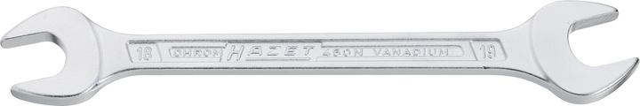 Actual product image HAZET Double open-end wrench 450N-21X23 ∙ Outside hexagon profile ∙ 21 x 23 mm