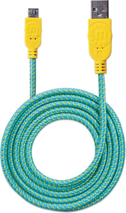 Actual product image Manhattan Braided Micro-USB (1.80 m, USB 2.0)