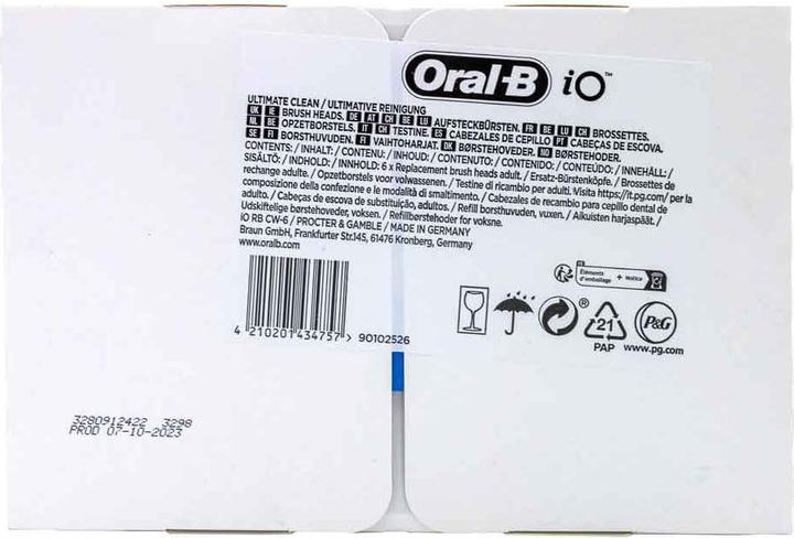 Actual product image Oral-B iO Ultimative Reinigung (6 x)